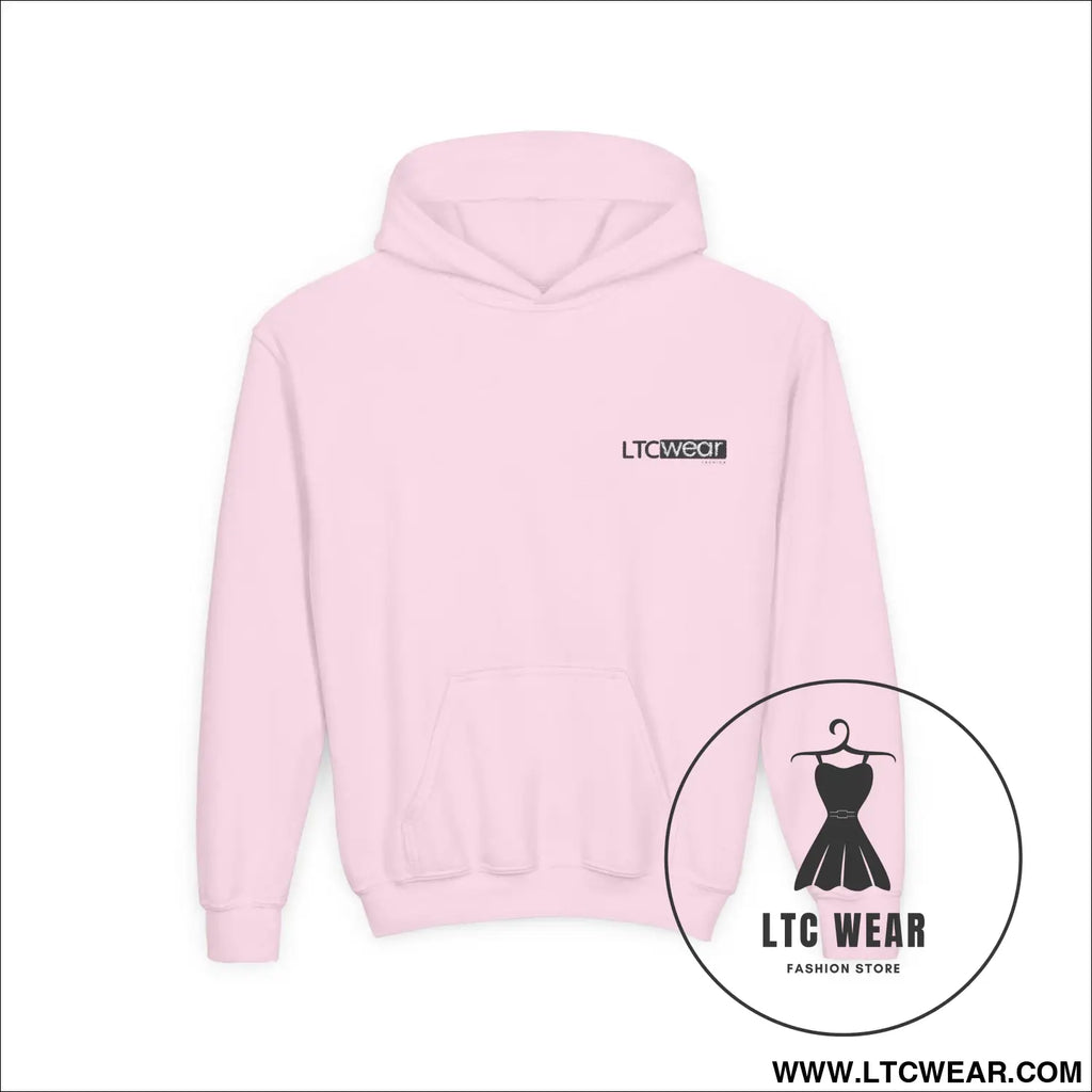 L.t.c wear youth hoodie - light pink / xs - kids clothes