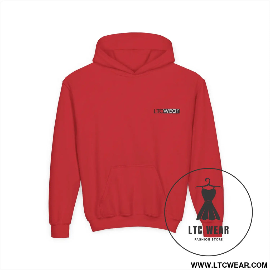 L.t.c wear youth hoodie - red / xs - kids clothes