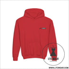 L.t.c wear youth hoodie - red / xs - kids clothes