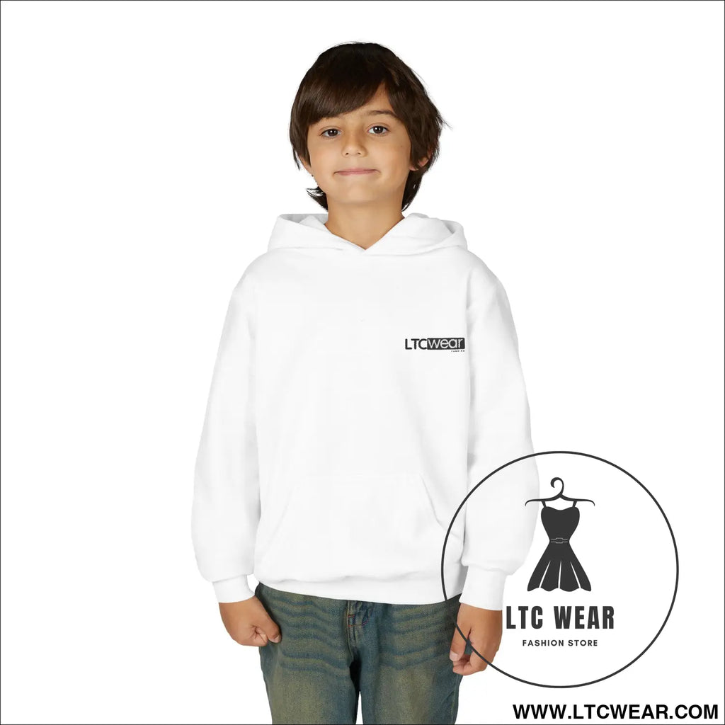L.t.c wear youth hoodie - white / xs - kids clothes