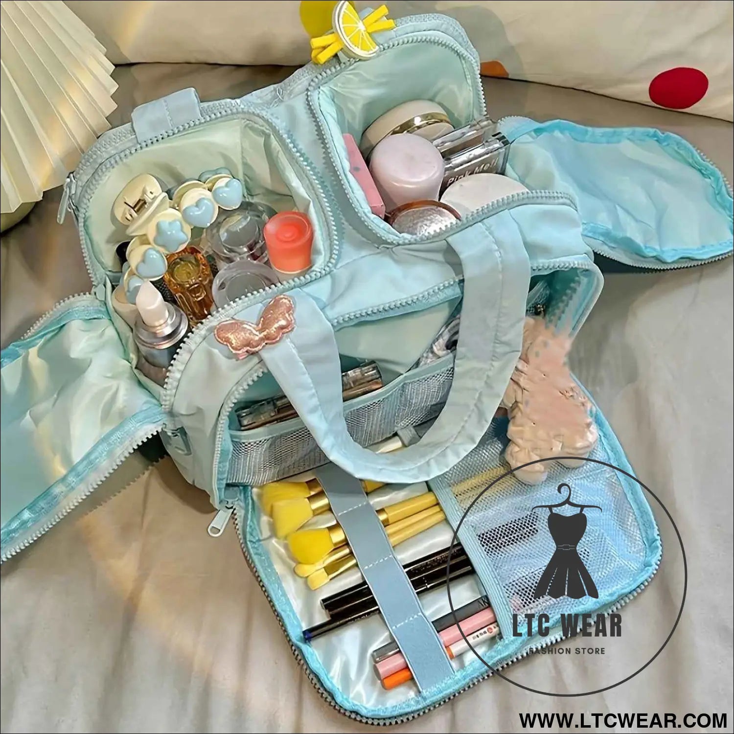 Large Capacity Portable Toiletry  Medicine Travel Organizer Bag