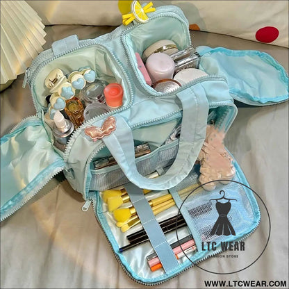 Large Capacity Portable Toiletry  Medicine Travel Organizer Bag