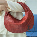 Large size women’s woven bag large capacity hand-held armpit bag women’s bag