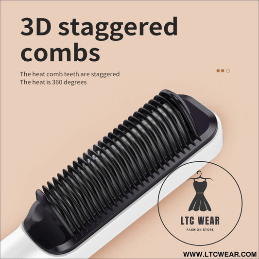 Lazy luxe: dual-purpose electric hair straightener