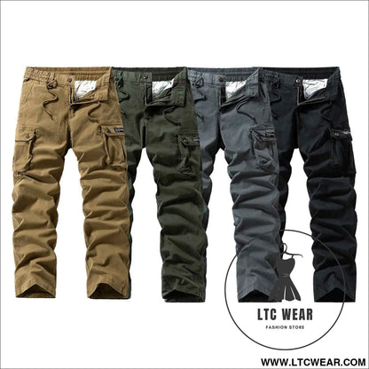 Leg Pants for Men Outdoor Loose Fit Hiking Tactical Trousers