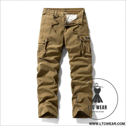 Leg Pants for Men Outdoor Loose Fit Hiking Tactical Trousers - L.T.C Wear Online Fashion Store