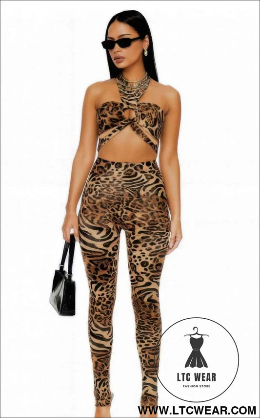 Leopard Cheetah Intertwined Set