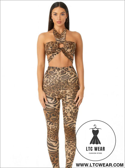 Leopard Cheetah Intertwined Set