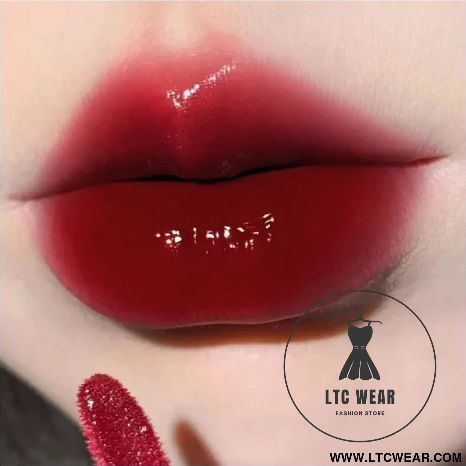 Light Glass-Like Lip Lacquer - Smudge-Proof & Skin-Brightening - L.T.C Wear Online Fashion Store