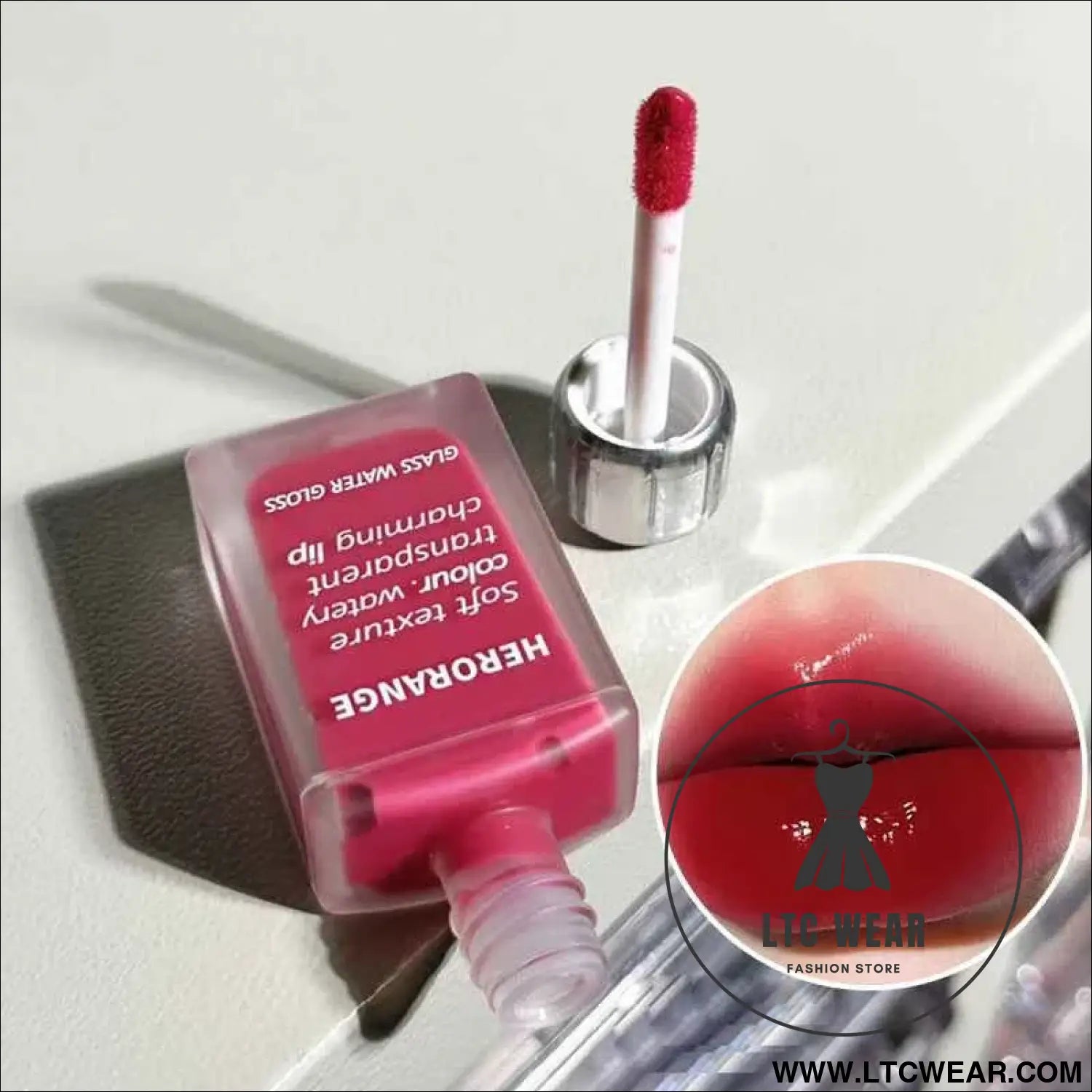 Light Glass-Like Lip Lacquer - Smudge-Proof & Skin-Brightening