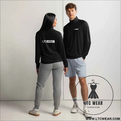 Lightweight quarter-zip pullover