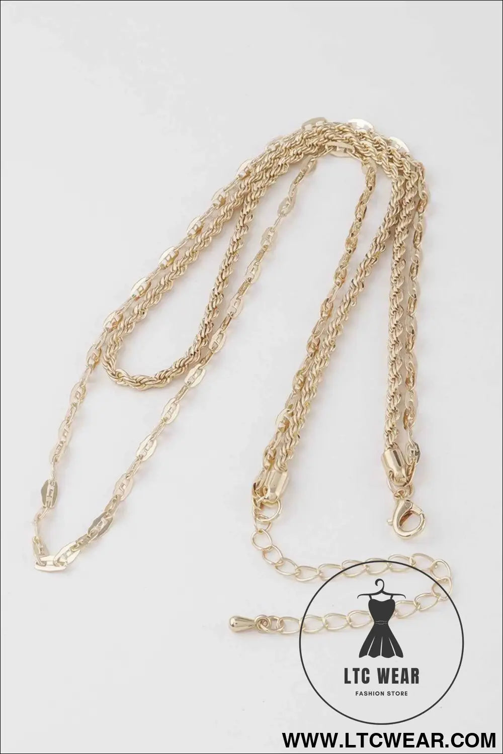 Link N Rope Chain Necklace