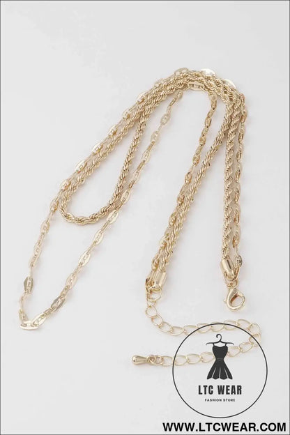 Link N Rope Chain Necklace