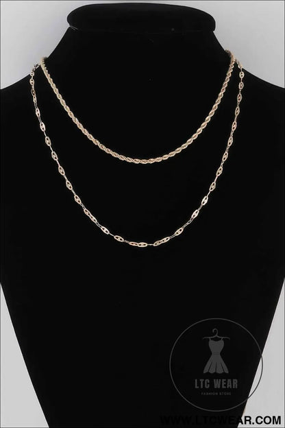 Link N Rope Chain Necklace
