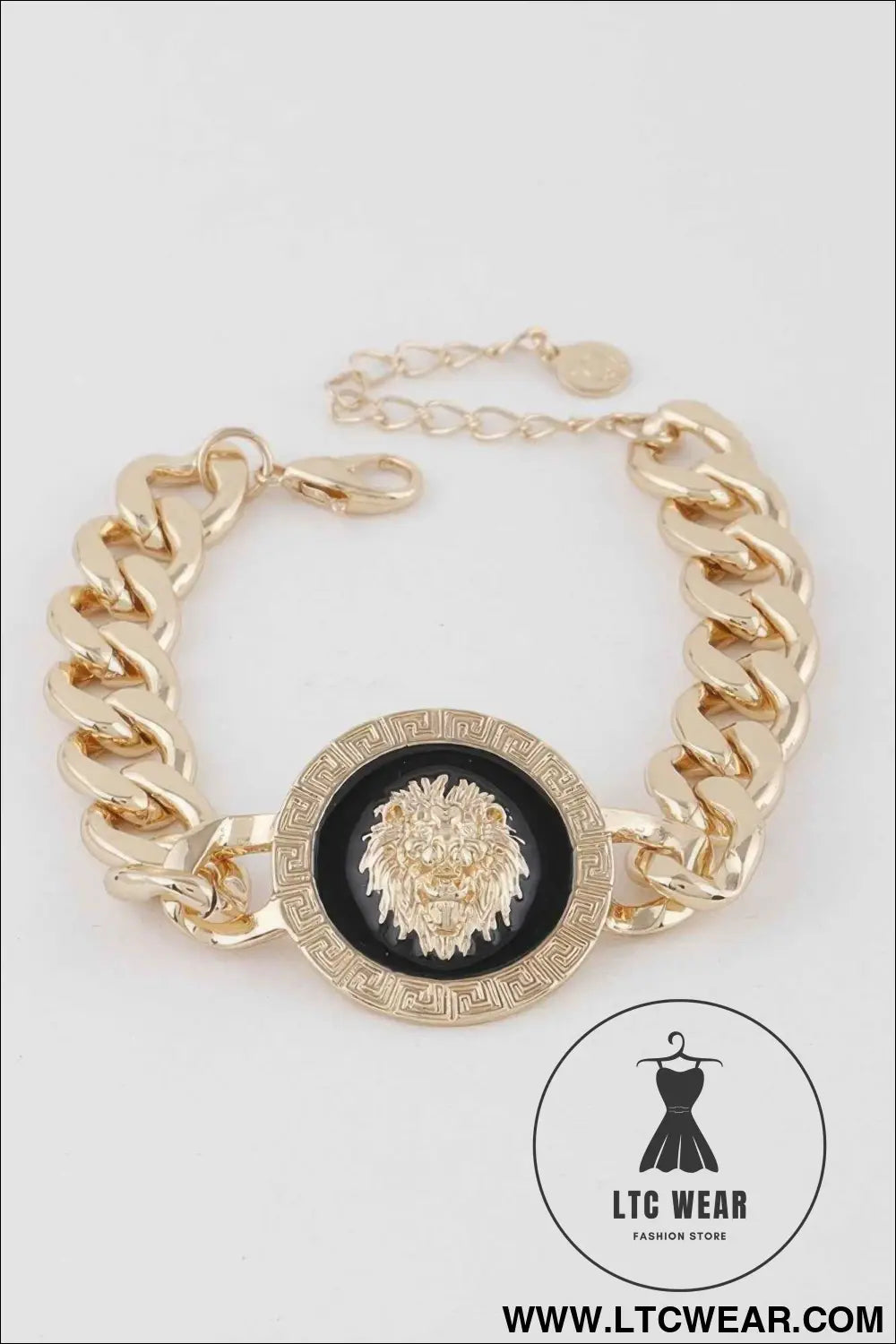 Lion Emblem Chain Bracelet