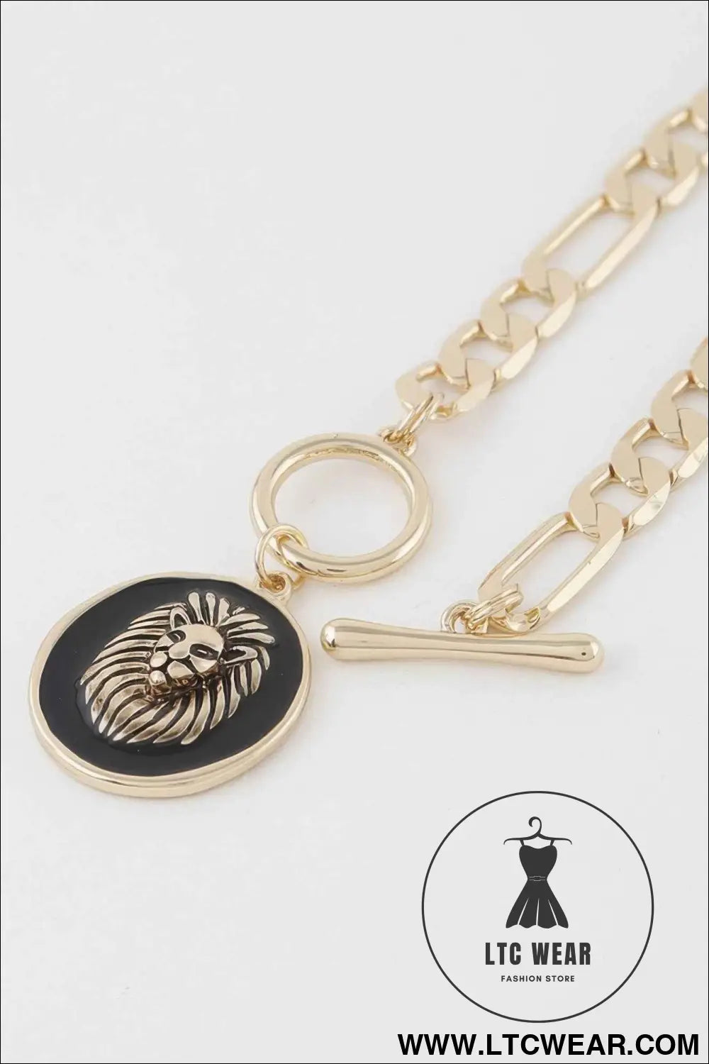 Lion Emblem Toggle Bracelet
