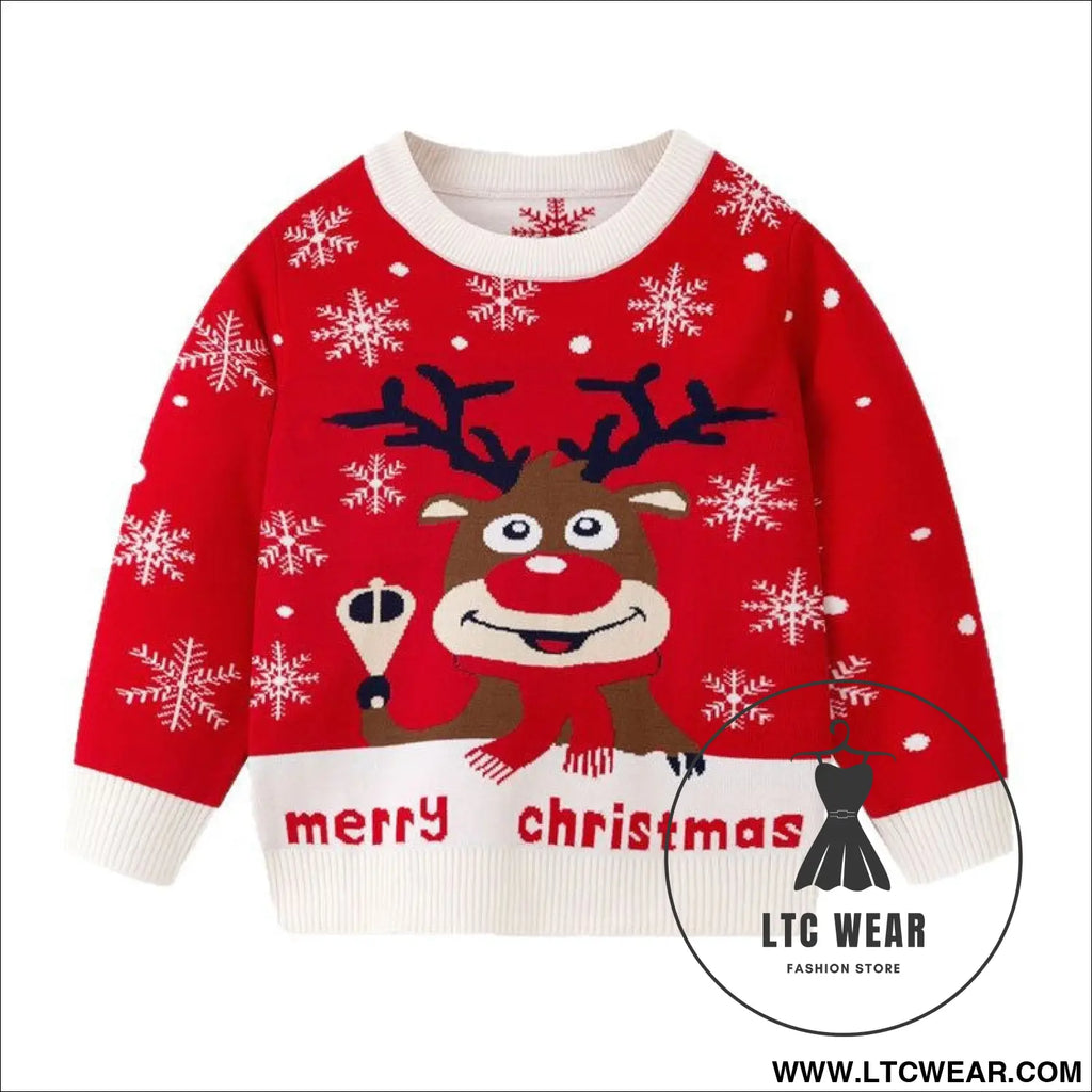 Little deer christmas sweater baby undercover knitted sweater