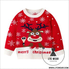 Little deer christmas sweater baby undercover knitted sweater