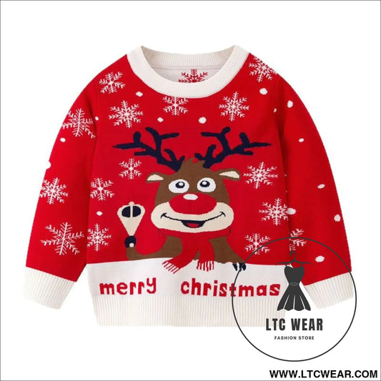 Little deer christmas sweater baby undercover knitted sweater