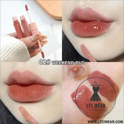Long-Lasting Double End Lip Gloss: Gloss & Matte Finish - L.T.C Wear Online Fashion Store