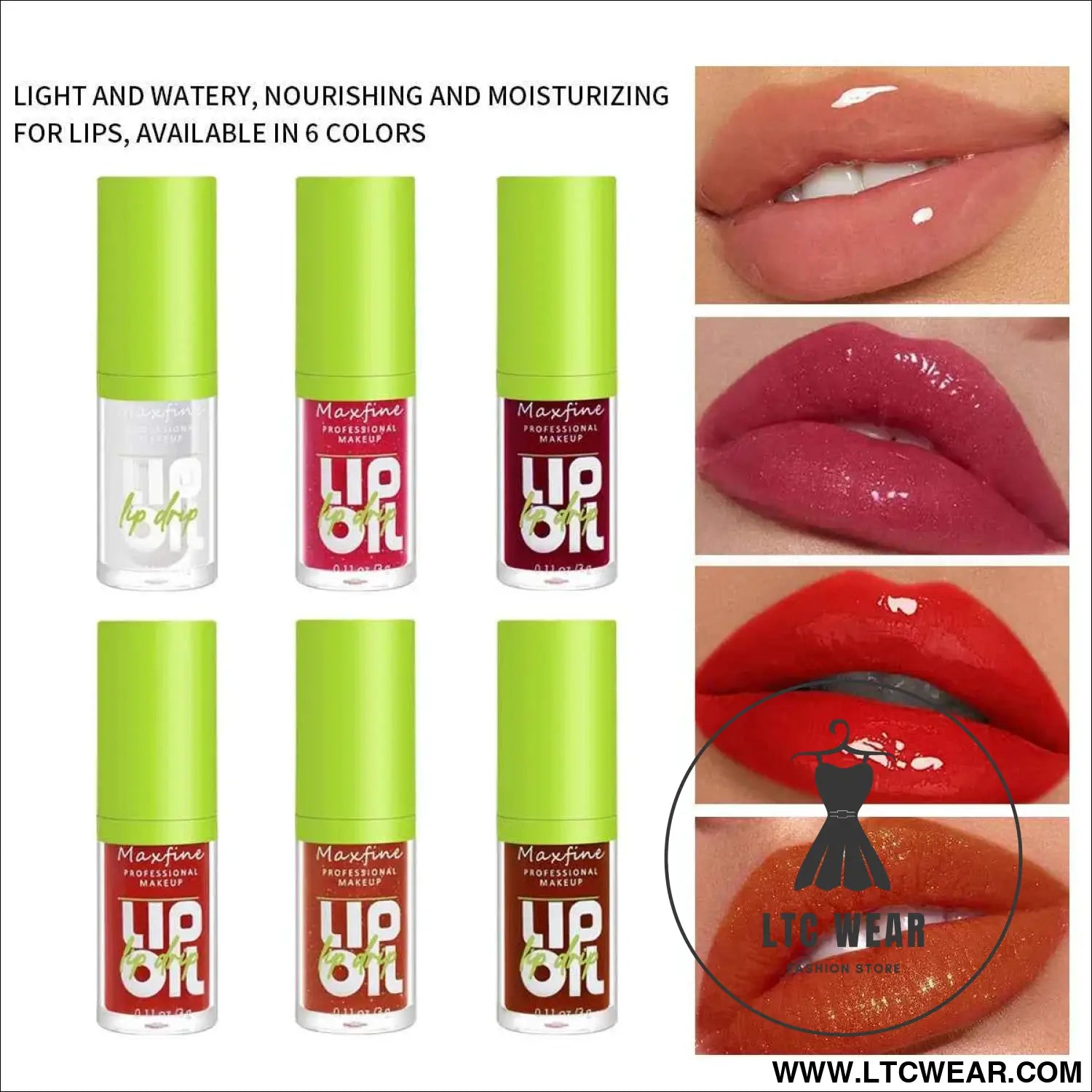 Long-Lasting Waterproof Lip Gloss for All-Day Hydration
