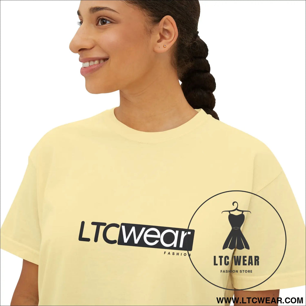 Ltc wear boxy tee - cropped women’s t-shirt - t-shirt
