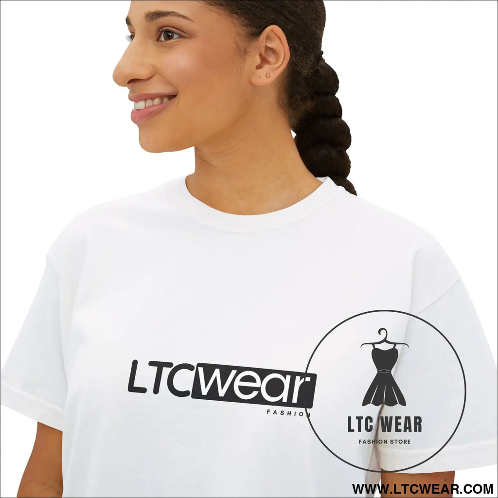 Ltc wear boxy tee - cropped women’s t-shirt - t-shirt