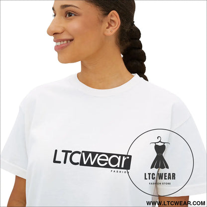 Ltc wear boxy tee - cropped women’s t-shirt - t-shirt