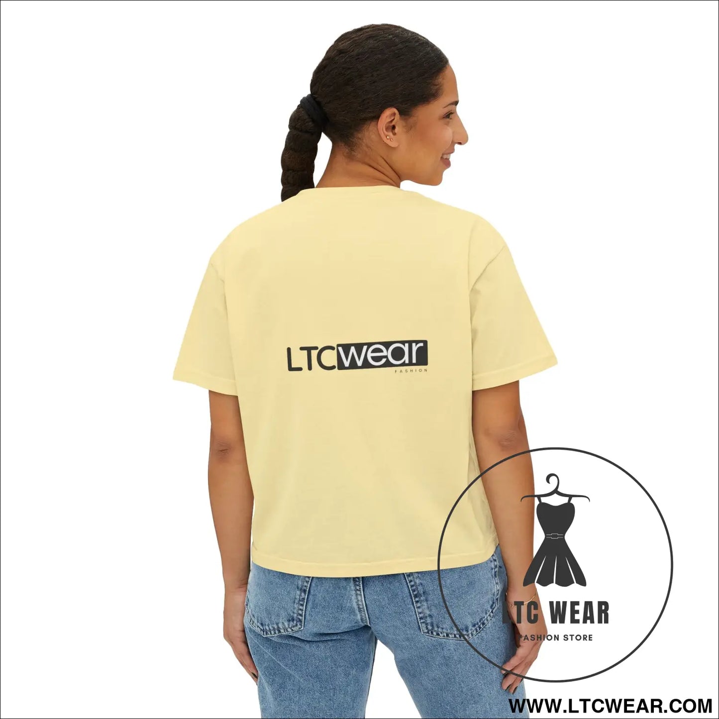 Ltc wear boxy tee - cropped women’s t-shirt - t-shirt