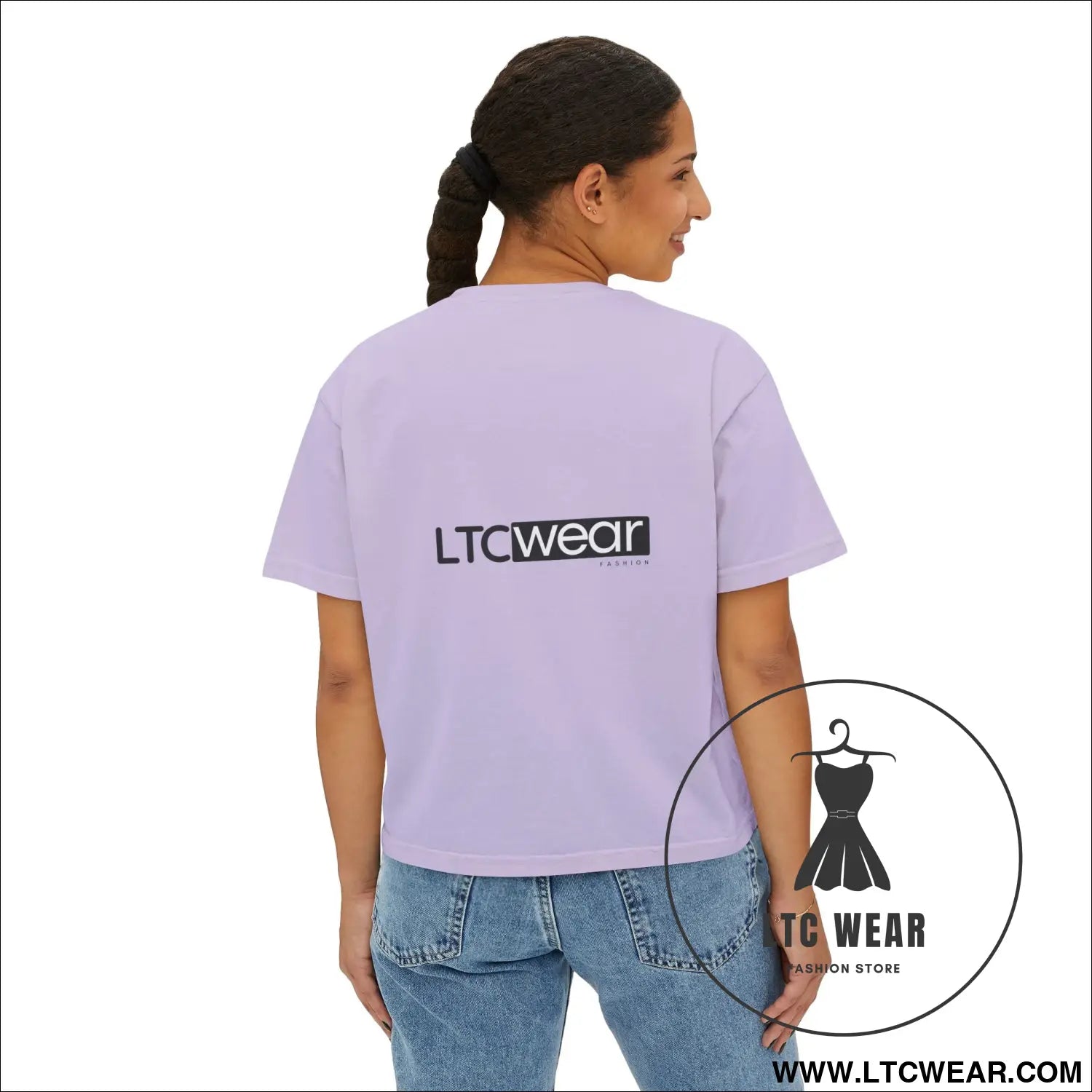 Ltc wear boxy tee - cropped women’s t-shirt - t-shirt
