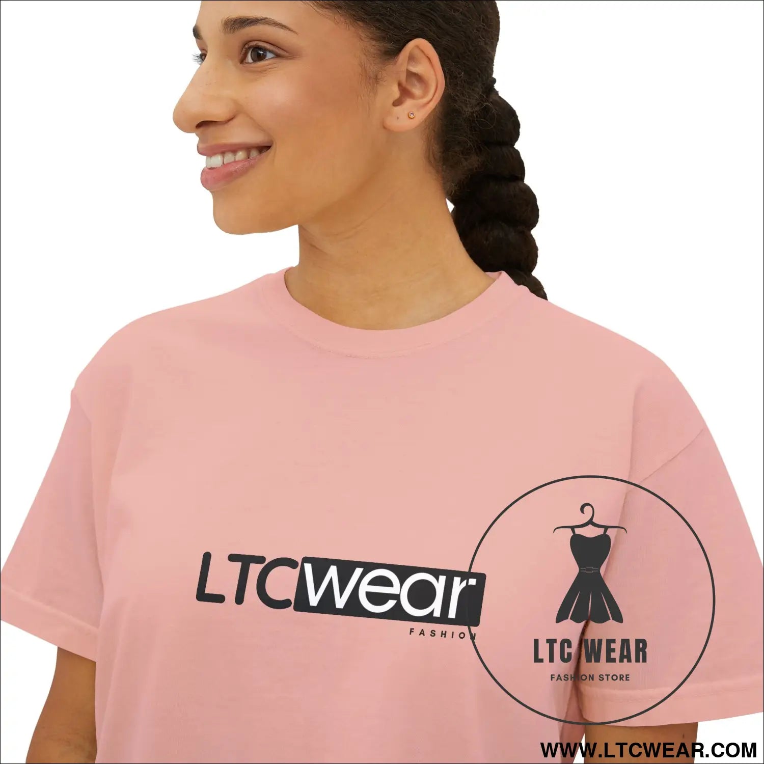 Ltc wear boxy tee - cropped women’s t-shirt - t-shirt