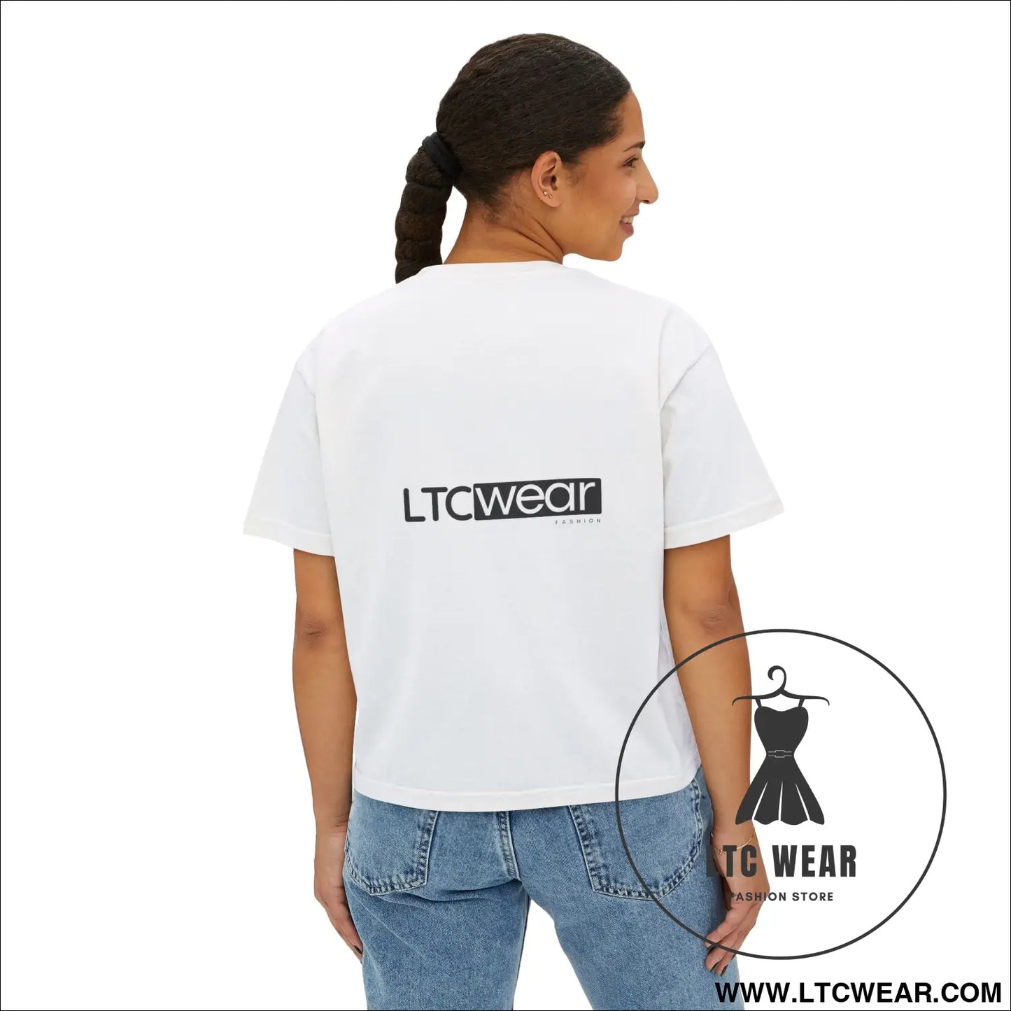 Ltc wear boxy tee - cropped women’s t-shirt - t-shirt