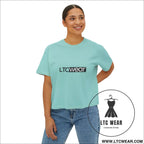 Ltc wear boxy tee - cropped women’s t-shirt - t-shirt