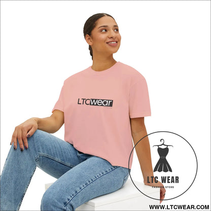 Ltc wear boxy tee - cropped women’s t-shirt - t-shirt