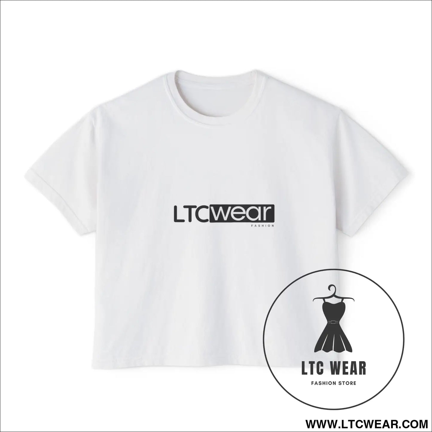 Ltc wear boxy tee - cropped women’s t-shirt - t-shirt