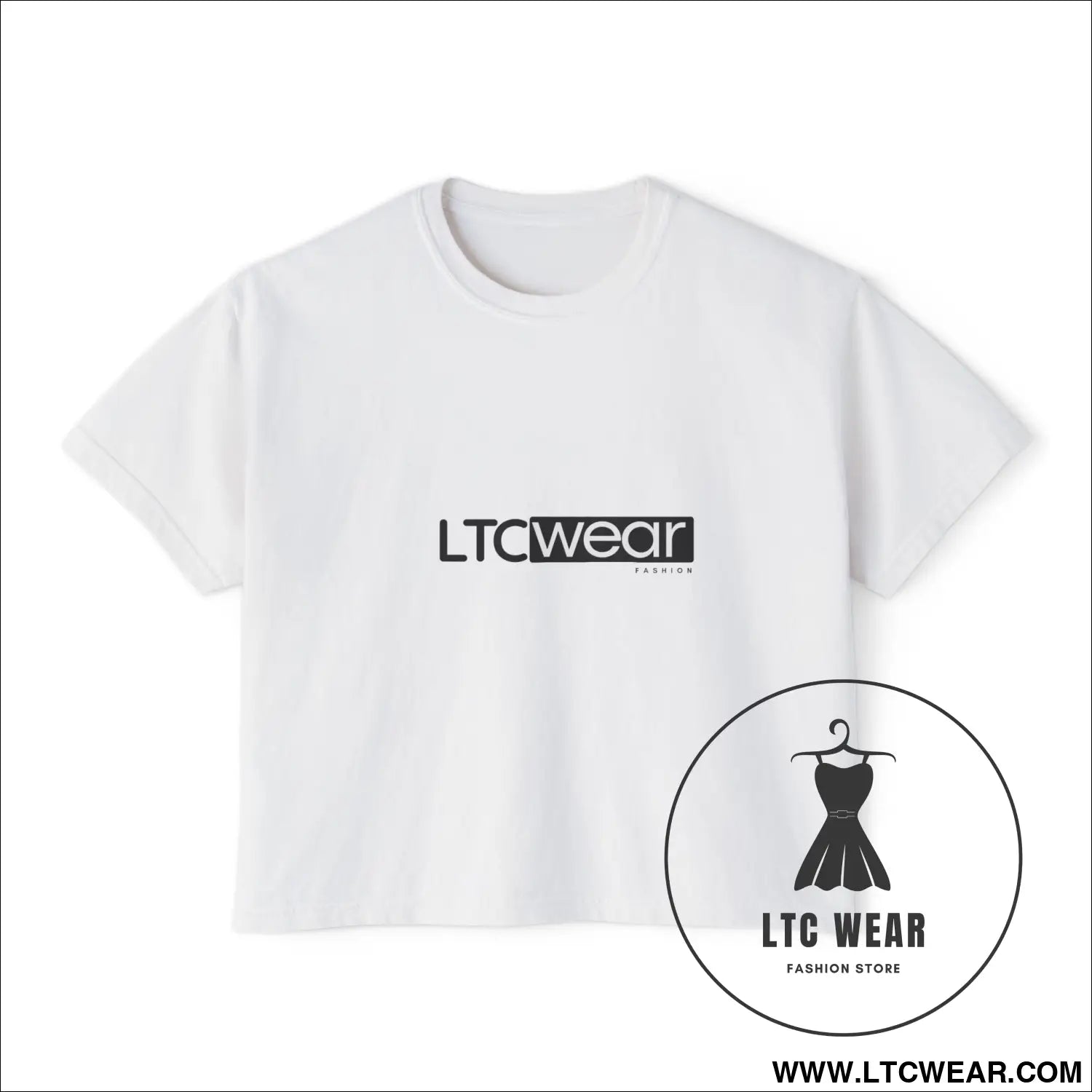 Ltc wear boxy tee - cropped women’s t-shirt - t-shirt