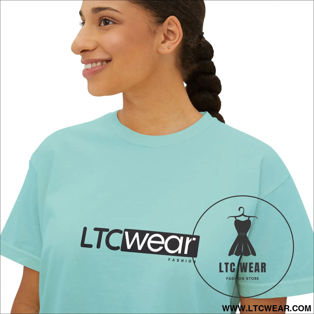 Ltc wear boxy tee - cropped women’s t-shirt - t-shirt