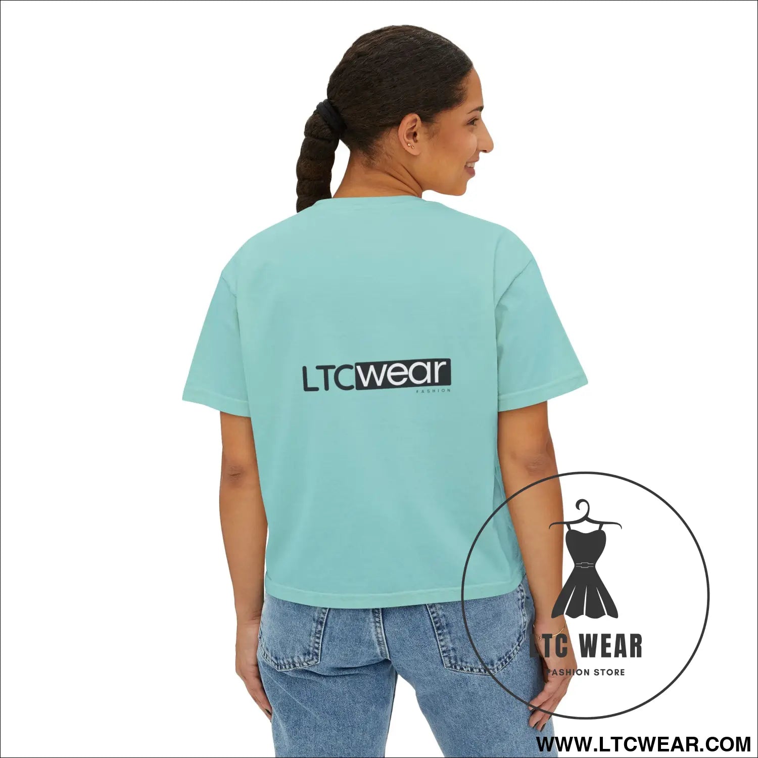 Ltc wear boxy tee - cropped women’s t-shirt - t-shirt