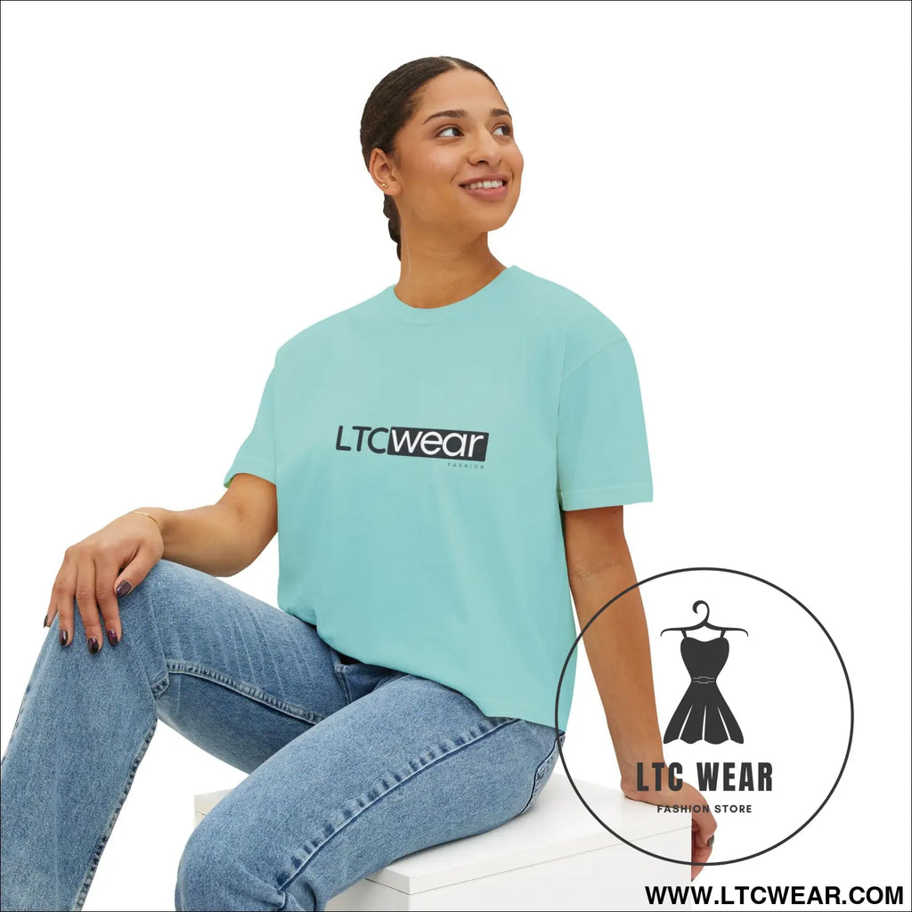 Ltc wear boxy tee - cropped women’s t-shirt - t-shirt