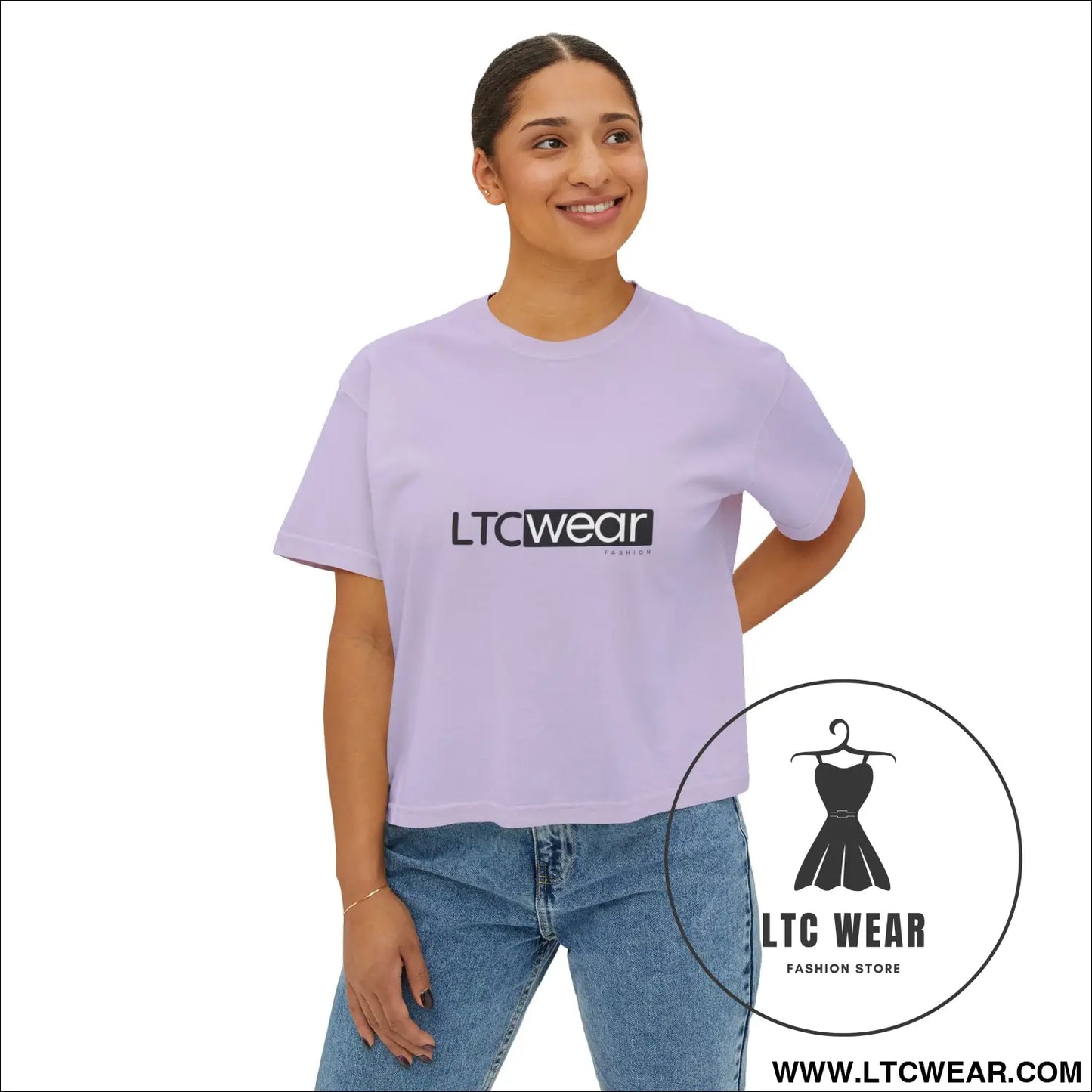 Ltc wear boxy tee - cropped women’s t-shirt - t-shirt