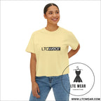 Ltc wear boxy tee - cropped women’s t-shirt - t-shirt