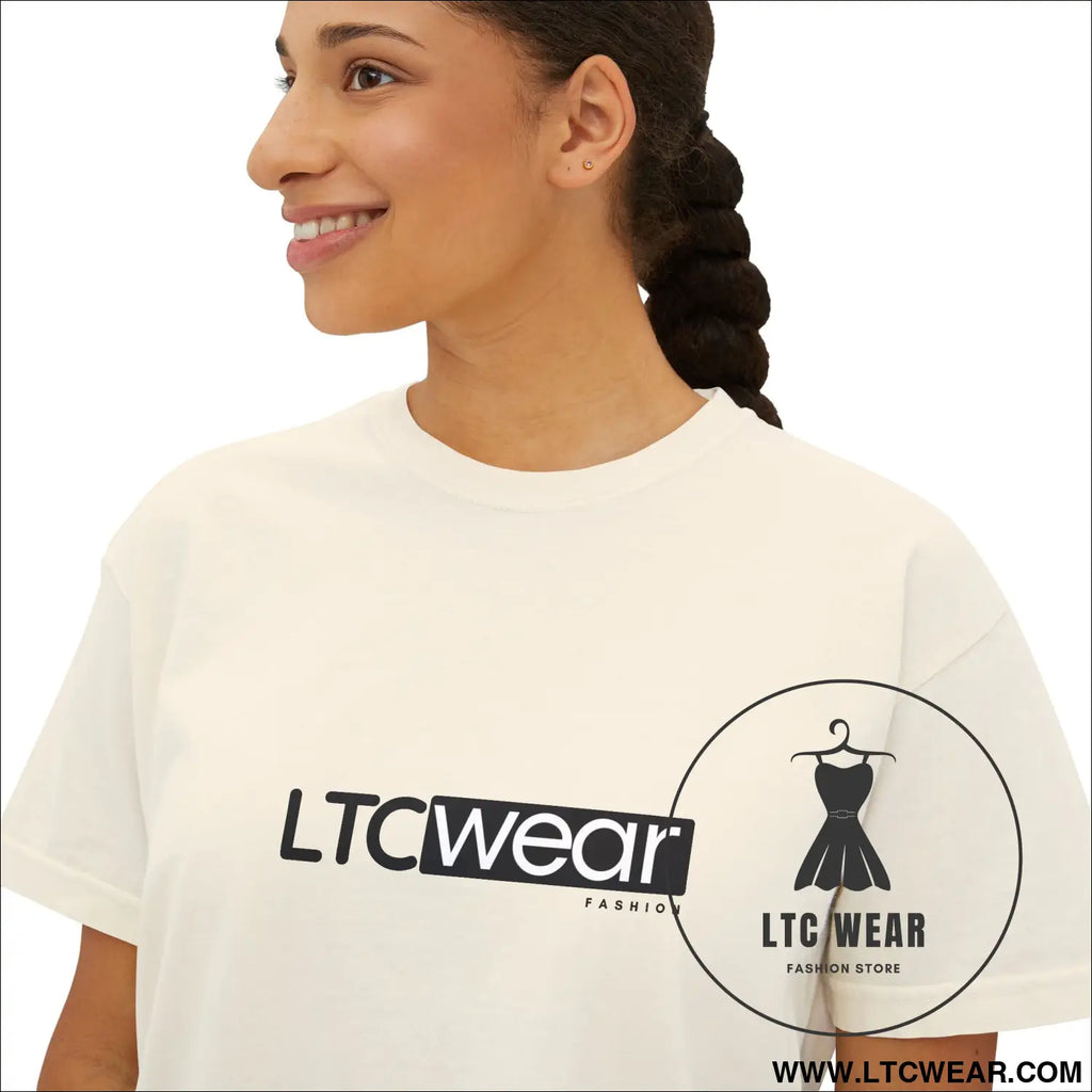 Ltc wear boxy tee - cropped women’s t-shirt - t-shirt
