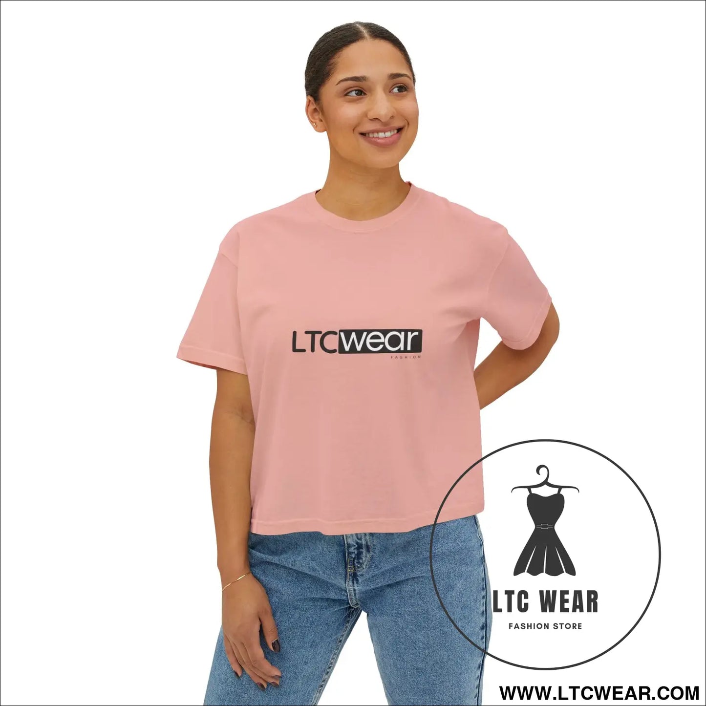 Ltc wear boxy tee - cropped women’s t-shirt - t-shirt