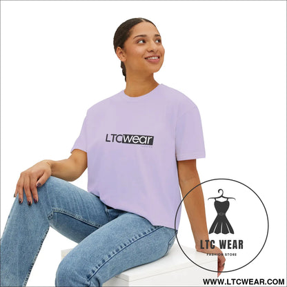 Ltc wear boxy tee - cropped women’s t-shirt - t-shirt