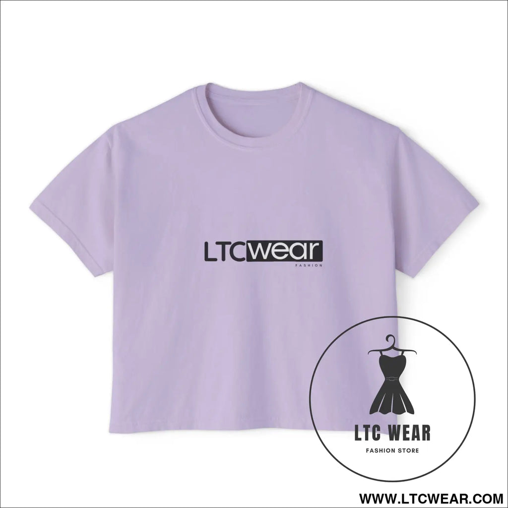 Ltc wear boxy tee - cropped women’s t-shirt - orchid / s - t-shirt
