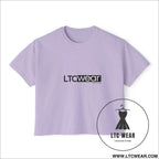 Ltc wear boxy tee - cropped women’s t-shirt - orchid / s - t-shirt