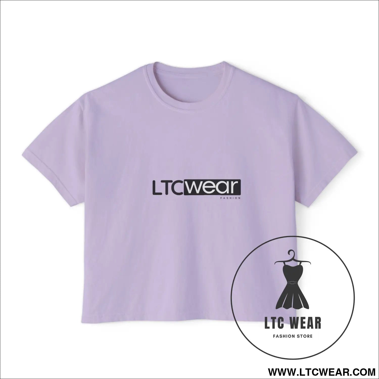 Ltc wear boxy tee - cropped women’s t-shirt - orchid / s - t-shirt