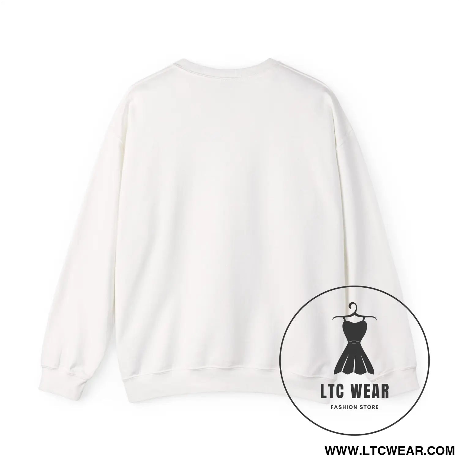 Ltc wear embroidered crewneck sweatshirt soft ethical everyday pullover - sweatshirt