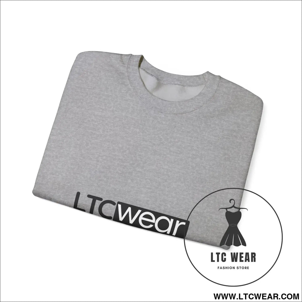 Ltc wear embroidered crewneck sweatshirt soft ethical everyday pullover - sweatshirt