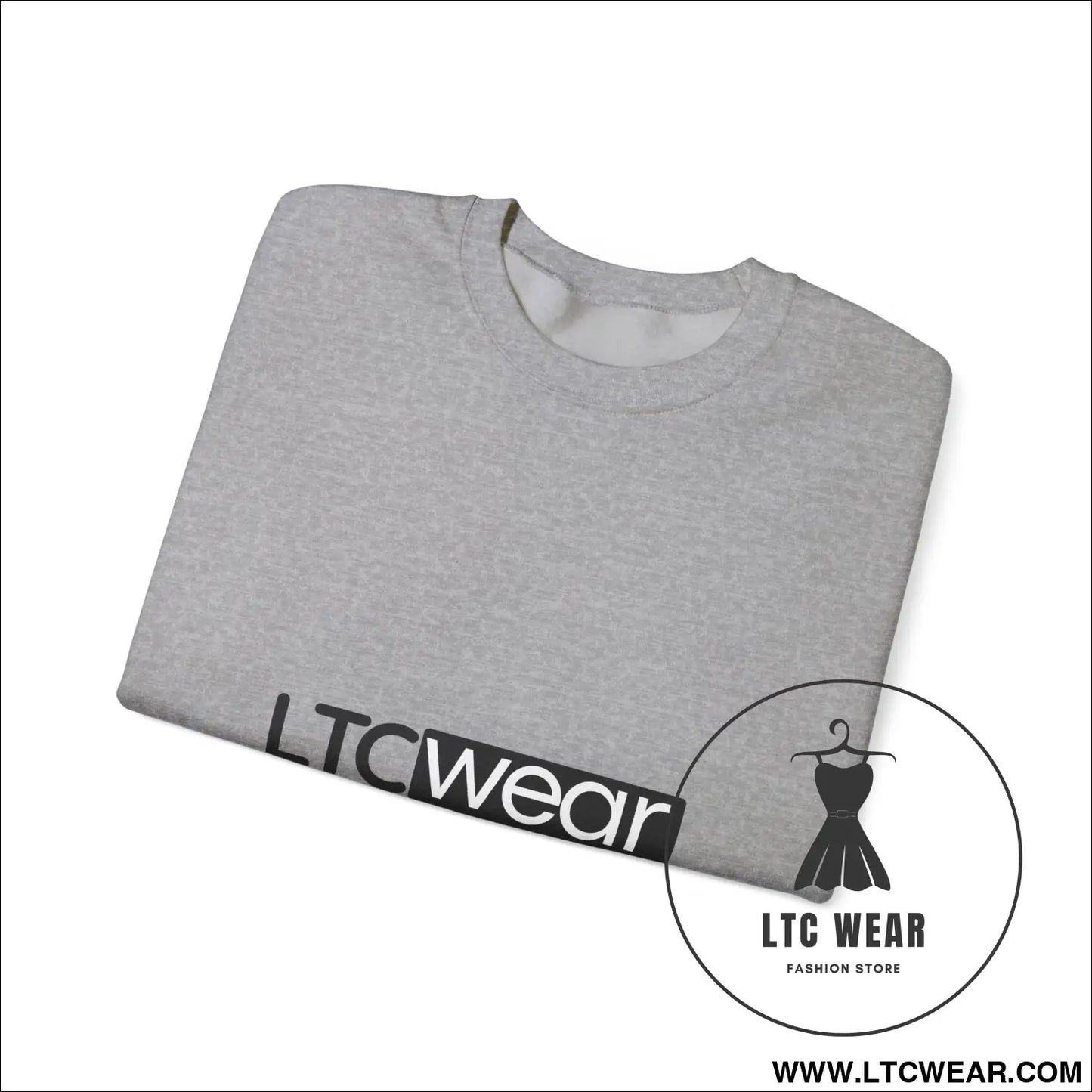 Ltc wear embroidered crewneck sweatshirt soft ethical everyday pullover - sweatshirt